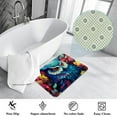 thumbnail image 3 of Owl Non-Slip Polyester Outdoor Carpet Bath Rug Door Mat - Machine Washable, 3 of 6
