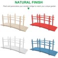 thumbnail image 2 of VINGLI 7.5 ft Garden Bridge, Arch Walkway Wooden Bridge with Safety Rails Natural Finished, Decorative Landscaping Footbridge for Koi Pond, Dry Creek Bed, Garden Pathway or Japanese Zen Decor, 2 of 9