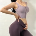 thumbnail image 4 of deportivo acolchado para mujer Push Up Shapewear Ocio Yoga Fitness S morado claro Zulema Sujetadores deportivos para mujer, 4 of 8