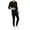 C-Black39, variant on DHFJKG Mens Thermal Base Layer Long John Set Fuzzy Lining Warm Underwear Slim Fit Long Sleeve Crewneck Top Ankle-Tied Pants Outfits Comfort 2 Piece Sets