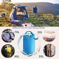 thumbnail image 4 of LAICAIW 10L/20L/40L/70LWaterproof Dry Bag, Lightweight Canoe Bags Storage Bags,Dry Sacks Waterproof Bags for Kayaking Rafting Boating Hiking Camping Travel Fishing Sea Swimming Boating(10L, Army Gre, 4 of 7