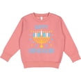thumbnail image 2 of Inktastic Happy Hanukkah with Menorah and Stars Toddler Sweatshirt, 2 of 4