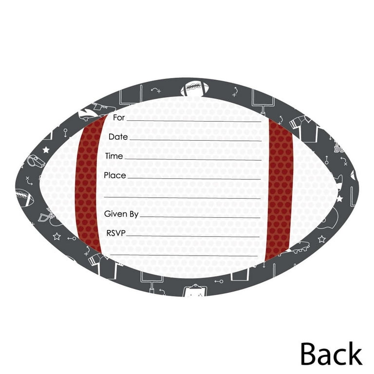通販 送料無料 Big Dot of Happiness End Zone - Football Themed Kids のし・冠婚葬祭用品