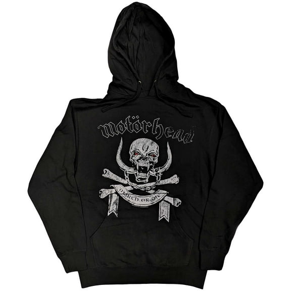 Motorhead Unisex Pullover Hoodie Sweatshirt March or Die (Small)