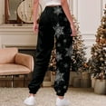 thumbnail image 5 of adviicd Christmas Sweatpants for Women Lounge Joggers Pants with Pockets Holiday Clothes (Black, L), 5 of 5