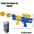 thumbnail image 4 of Pistola Doble Cañon Lanza Pelotas de Espuma Con Tiro al Blanco y Pelotas, 4 of 4