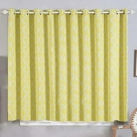 Yellow Blackout Curtains Walmart Com