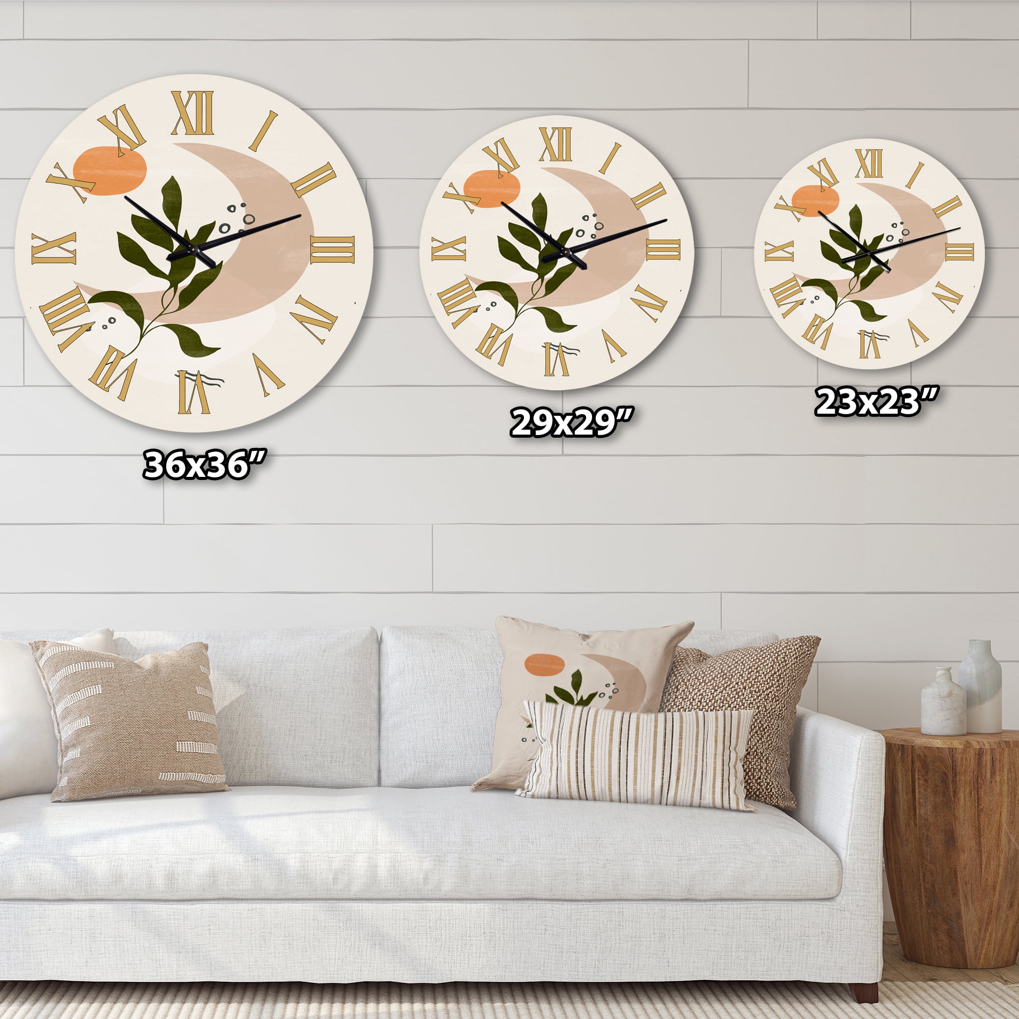 Designart 1 in Quartz Modern/Contemporary Wall Clock