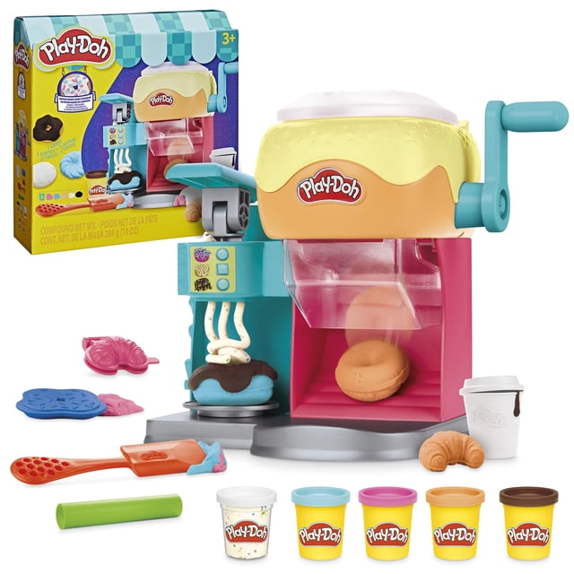 Play-Doh Donut Drop Shop Set de juego para niños, juguete de manualidades 23 x 18 cm