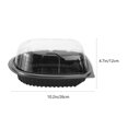 thumbnail image 2 of 6PCS Disposable Food Box with Clear Lid Restaurant Take Out Food Containers, 2 of 6