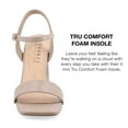 thumbnail image 3 of Journee Collection Womens Tivona Tru Comfort Foam Wide Width Mid Heel Ankle Strap Sandals, 3 of 7