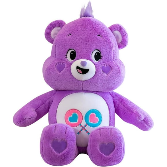 Care Bear,Plush Baby Teddy Bear Stuffed Animal Toys for Children, Soft Teddies Suitable for Girls and Boys Aged 3 Years (Purple)