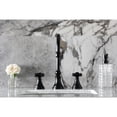 thumbnail image 3 of Kingston Brass KS2980PKX Duchess Two-Handle 3-Hole Deck Mount Widespread Bathroom Faucet with Brass Pop-Up in Matte Black, 3 of 8