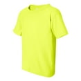 thumbnail image 2 of Heavy Cotton Youth T-Shirt, M, Safety Green, 2 of 3