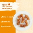 thumbnail image 3 of (3 pack) Jungle Calling Rawhide Free Dog Chew Treats, Real Chicken Wrapped Peanut Butter Bones, Teeth Clean Chewy Training Snacks, 6 oz, 3 of 8