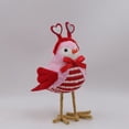 thumbnail image 2 of Estatua de Pareja de Pájaros de Peluche para Decoración de Pájaros del Día de San Valentín, Adecuada para la Decoración de la Mesa de la Boda en el Hogar, Sombrero de Copa, 2 of 5