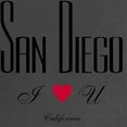 thumbnail image 2 of CafePress - Sandiego_10X10_Iloveu_Black Maternity Dark T Shirt - Maternity Dark T-Shirt, 2 of 3
