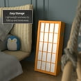 thumbnail image 5 of Red Lantern 2 ft. Short Desktop Window Pane Shoji Screen - Honey - 8 Panels, 5 of 7