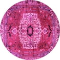 thumbnail image 1 of Ahgly Company Indoor Round Persian Pink Traditional Area Rugs, 4' Round, 1 of 4