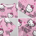 thumbnail image 6 of Hello Kitty Nightgowns for Women Short Sleeve Night Gown Soft Sleep Shirts Women's Sleepwear Print Sleep Dress, 6 of 7