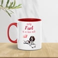 thumbnail image 3 of Every Fart is Love Note English Springer Spaniel Guilty Face Happy Valentine's 11oz Accent Two-tone Mug Springers Dog Lover Gifts Coffee Tea Cup - 01016, 3 of 5