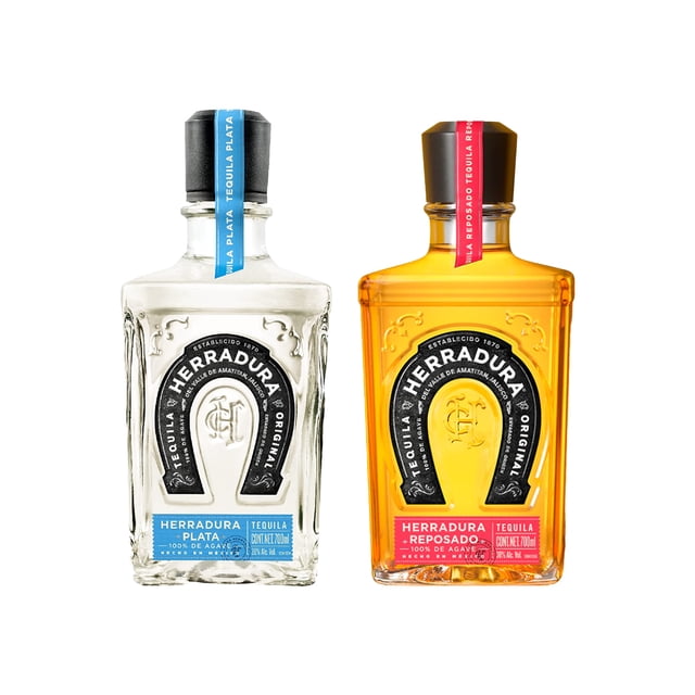 Tequila Herradura Plata 950ml + Tequila Herradura Reposado 700ml