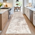 thumbnail image 5 of YOUFORTONG 4x12 Long Hallway Runner Rug, Ultra Soft Machine Washable Area Rug, Low Pile Vintage Distressed Carpet for Entryway Living Room Bedroom Kitchen,Brown, 5 of 8