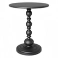 thumbnail image 1 of Mesa auxiliar Funecy Metal vintage negro mate 35 x 35 x 52 cm, 1 of 9