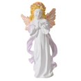 thumbnail image 2 of Escultura de resina de niña de oración, figuras de querubín, obras de arte, decoraciones, figura de ángel rezando Violeta10.3x8x21.3cm, 2 of 9