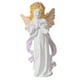 thumbnail image 2 of Estatua de ángel rezando, querubín, figuritas, adorno, obra de arte, figura, decoración del hogar, oración Violeta10.3x8x21.3cm, 2 of 9