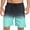 Black and Green, variant on DAKIMOE Mens Swim Trunks with Compression Liner Quick Dry Sports Beach Shorts for Men Swimming Board Shorts Bathing Suits with Pockets Swimwear Surfing S to XL