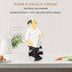 thumbnail image 5 of Estatua De Chef De Resina, Adorno De Chef De Resina 3D Simple Para Mesa, 5 of 7