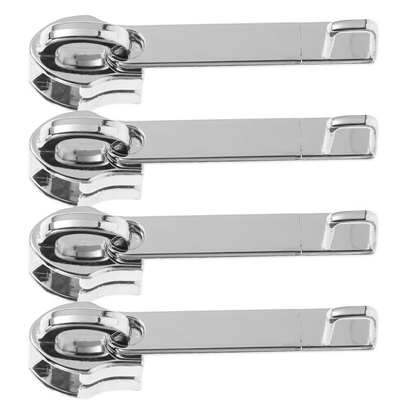TEHAUX Metal Zipper Pulls for Suitcase Luggage Repair, Anti-Explosion Replacement, , 4 Pieces Kit