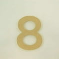 thumbnail image 1 of Package of 1, "8" 6 Inch X 1/2" MDF Numbers In The Gotham Rounded Font | Thick For Art & Craft Project, Made in USA, 1 of 1