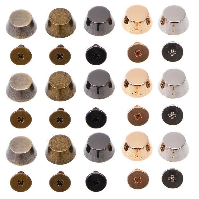 Phenofice 20Jgo Remaches Para Bolsos Con Base De Tornillo Perfectos Para Manualidades Y