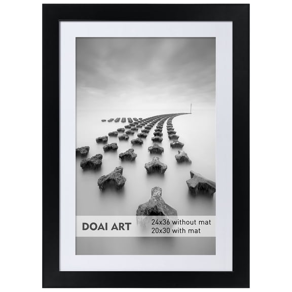 Marco de póster DOAI ART 60 x 90 cm negro para 50 x 75 cm con plexiglás