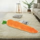 thumbnail image 5 of Juguete de zanahoria grande para perros con chirrido y sonidos crujientes | Almohada suave de 75 cm para masticar y aliviar el estrés | Peluche interactivo para perros y gatos | Juguete de tira y, 5 of 5