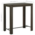 thumbnail image 4 of vidaXL Table de Bar de Jardin Marron 100x60,5x110,5 cm en Rotin Poly, 4 of 4