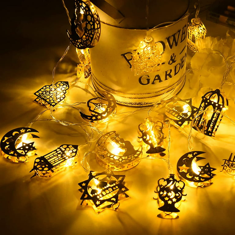 Guirlande Lumineuse Ramadan, 20 LED Guirlande Lumineuse Musulmane