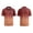 02#Watermelon Red, variant on Men's Shirts Solid Color Pique Knit Slim Fit Polo Shirt Short Sleeve Golf Shirts for Men Business Casual Shirts Red XL