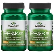 Swanson Peak Atp - Maximum Strength 400 mg 30 Veg Caps 2 Pack