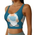 thumbnail image 2 of Pofeuu Nurse Doctor Gnomes Print Sports Bra for Women Sexy Vest Yoga Running Gym Fitness Crop Bras Tops-Small, 2 of 8