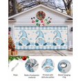 thumbnail image 2 of Garage Door Banner Cover 7 x 16 ft, Christmas Gnome Snowflake Blue and White Buffalo Plaid Christmas Garage Door Decorations Holiday Christmas Backdrop Decor for Winter New Year Xmas Party, 2 of 6