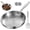 26cm/10.23in, variant on Titanium Pan - 2026 Upgraded Pure Titanium Frying Pan with Lid 12" Non Stick, Hammered Chef-Grade Design, Dishwasher-Safe, Healthy Cookware (26cm/10.23in, Lidless)