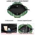 thumbnail image 3 of Green White Checkerboard Checkered Pattern Travel Tote Bags for Women Carry On,Large Weekender Bags for Women Travel,Multi Functional Duffle Bag for Work,Shopping,Sports, 3 of 5