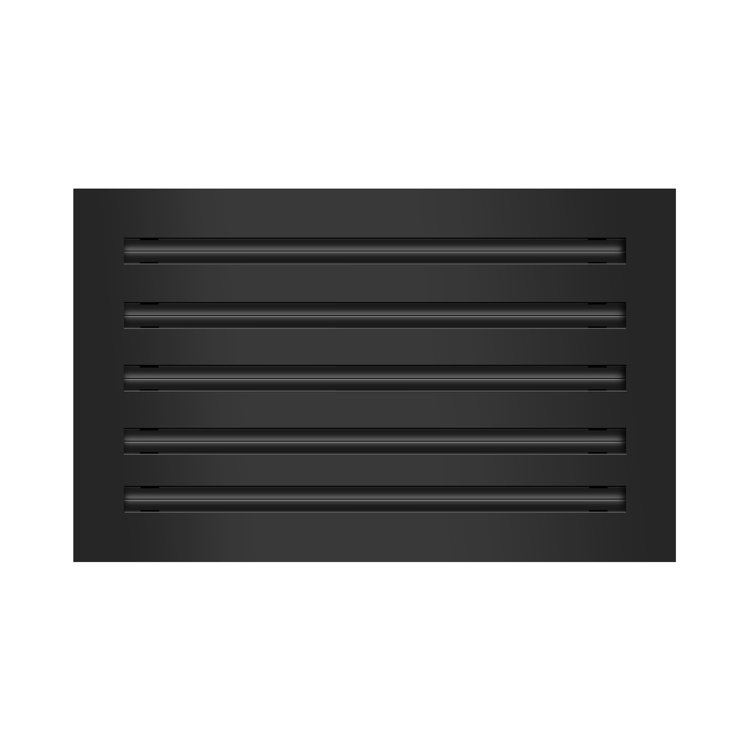 16x10 Modern AC Vent Cover Decorative Black Air Vent Standard