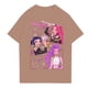 thumbnail image 1 of Men's Anime Huntr/X Printed T-shirt Short Sleeve Cartoon Graphic Tee for POP SINGER and Movie Fans 3XL, 1 of 4