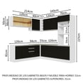 thumbnail image 3 of Cocina Integral Completa Modular Madesa Glamy 459cm BN 01, 3 of 5
