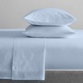 thumbnail image 2 of 100% Egyptian Cotton 800 Thread Count Sleeper Sofa Sheet Fit Up to 6" Inches Deep Pocket King Sleeper Sofa Bed Sheet Set ((76" x 80" + 6"), King Size, Light Blue Solid, 2 of 7