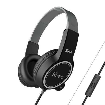 UPC: 0616312625192 | MEE audio KidJamz 3 Kids Safe Listening Headphones with Volume Limiter & Built-in Microphone  Adjustable On-Ear Headset w/ 3.5mm Jack & Tangle-Free Cord for Online Learning/School/Travel/Tablet（Black）